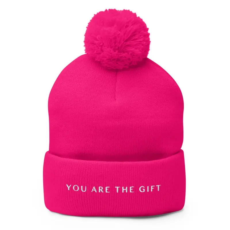 "You Are The Gift" knit cap