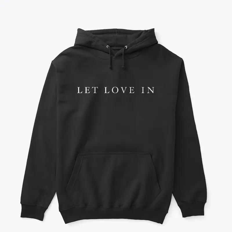 Let Love In Sweater (black)